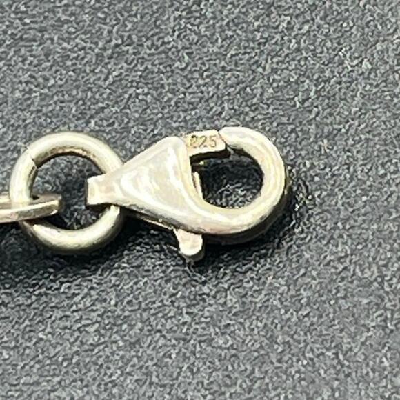 Sterling Silver Evil Eye Multicolor Glass Beads Rhinestone Protection Bracelet - Picture 4 of 10